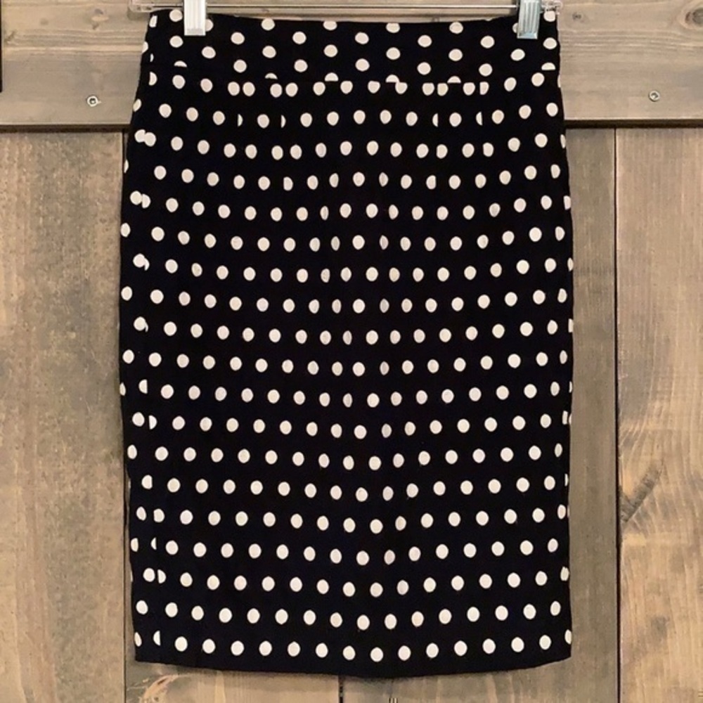 Banana Republic Embroidered dot pencil skirt 00P